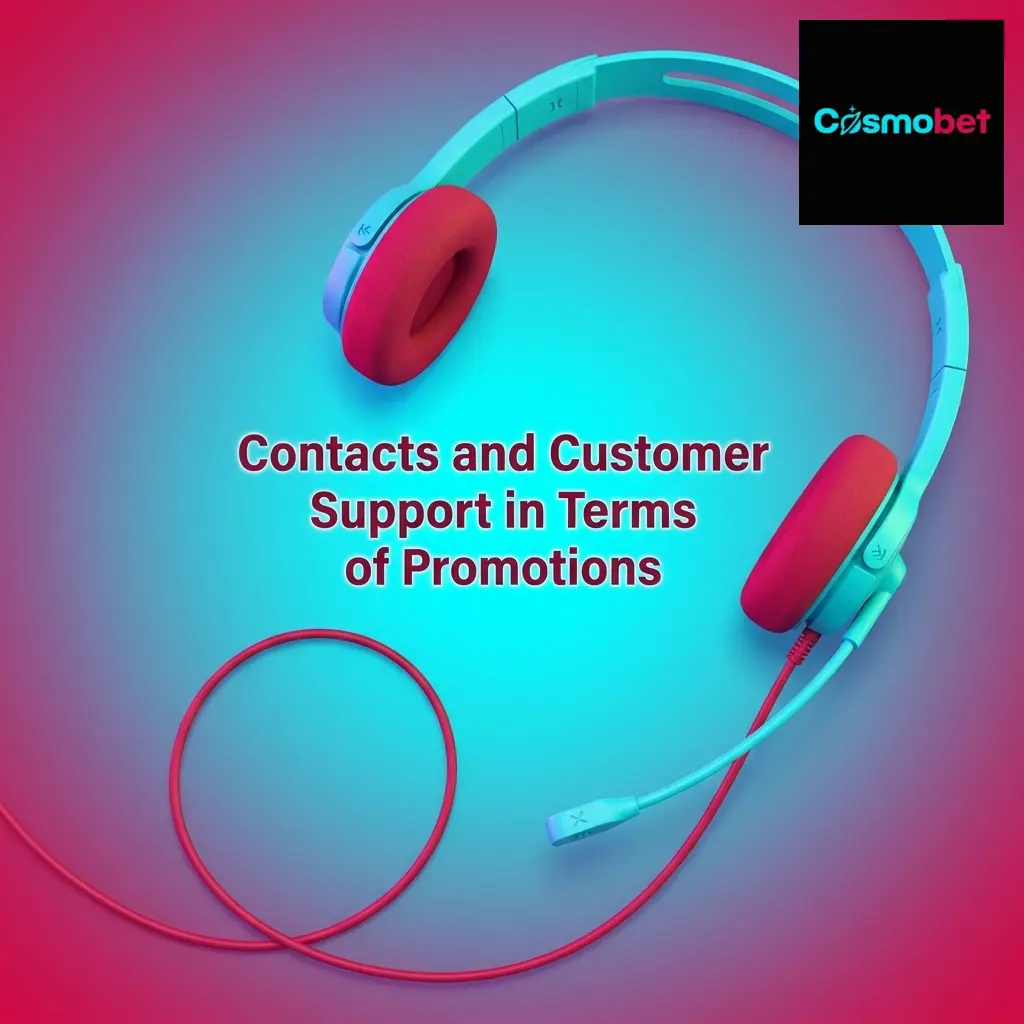 Contacts and Customer Support in Terms of Promotions